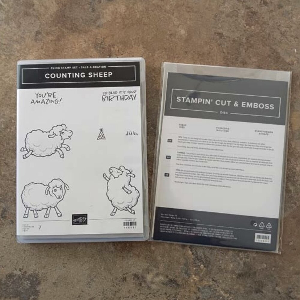 Stampin' Up! Counting Sheep Stamps & Sheep Dies – New!